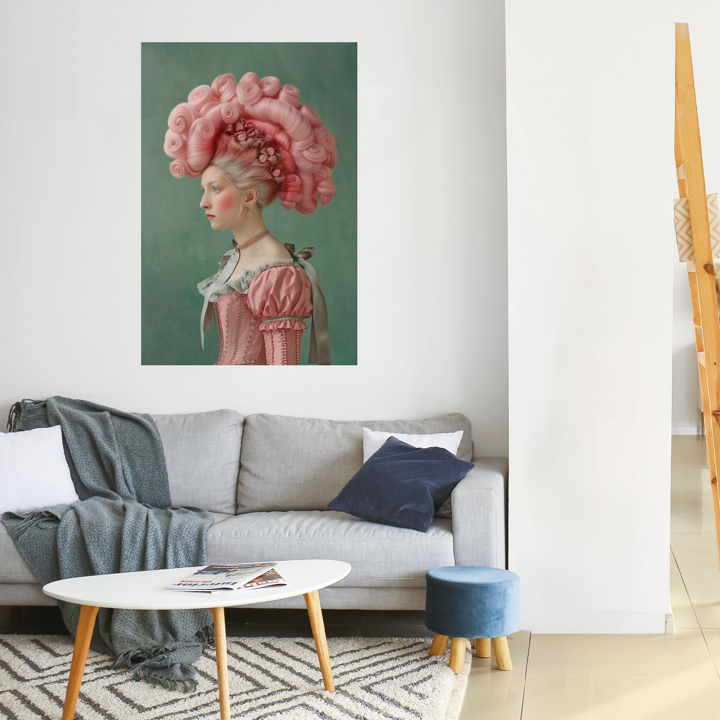 Poster verticale staccabile e attaccabile BAROQUE FUSION