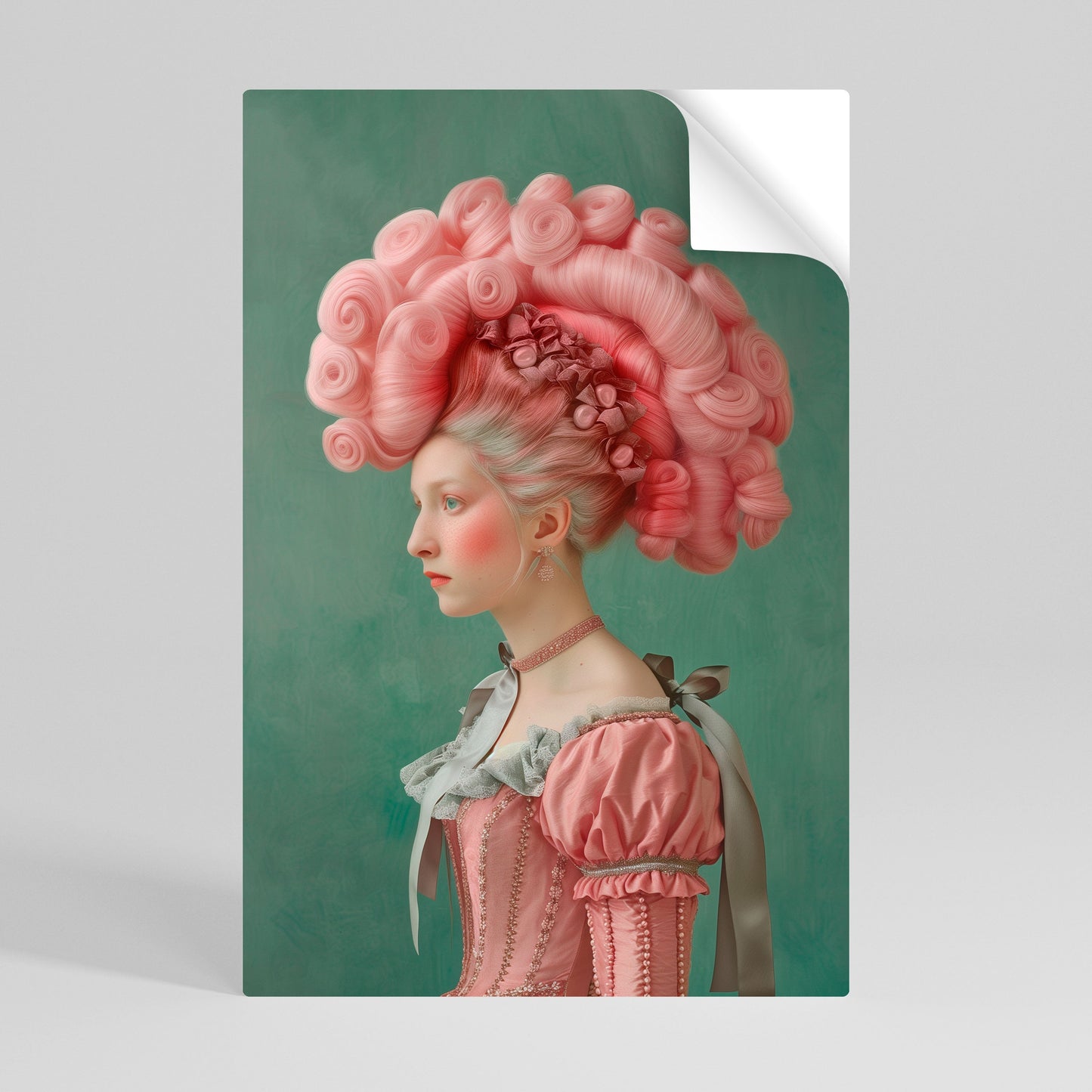 Poster verticale staccabile e attaccabile BAROQUE FUSION