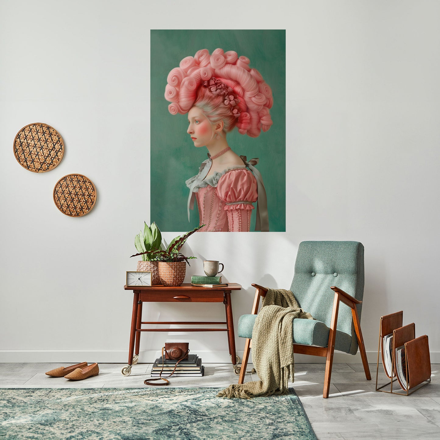 Poster verticale staccabile e attaccabile BAROQUE FUSION