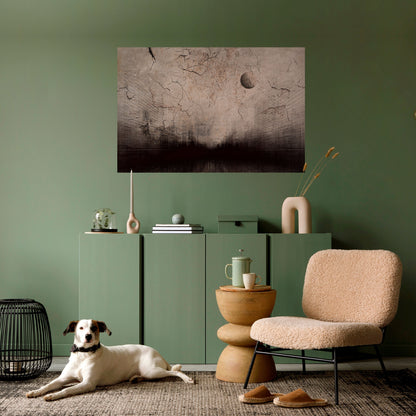 Poster orizzontale staccabile e attaccabile MOONBEAM THOUGHTS