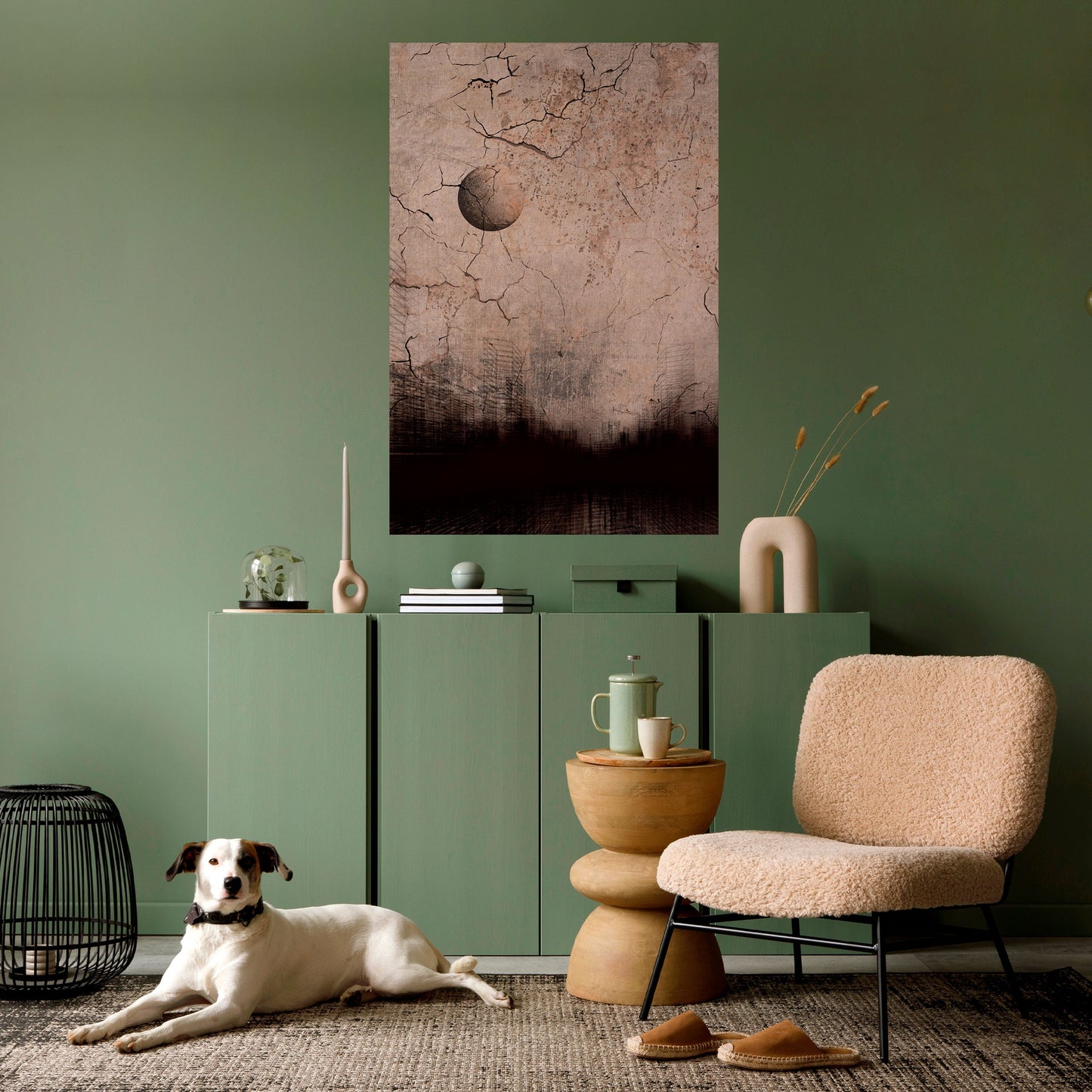 Poster verticale staccabile e attaccabile MOONBEAM THOUGHTS