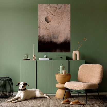 Poster verticale staccabile e attaccabile MOONBEAM THOUGHTS