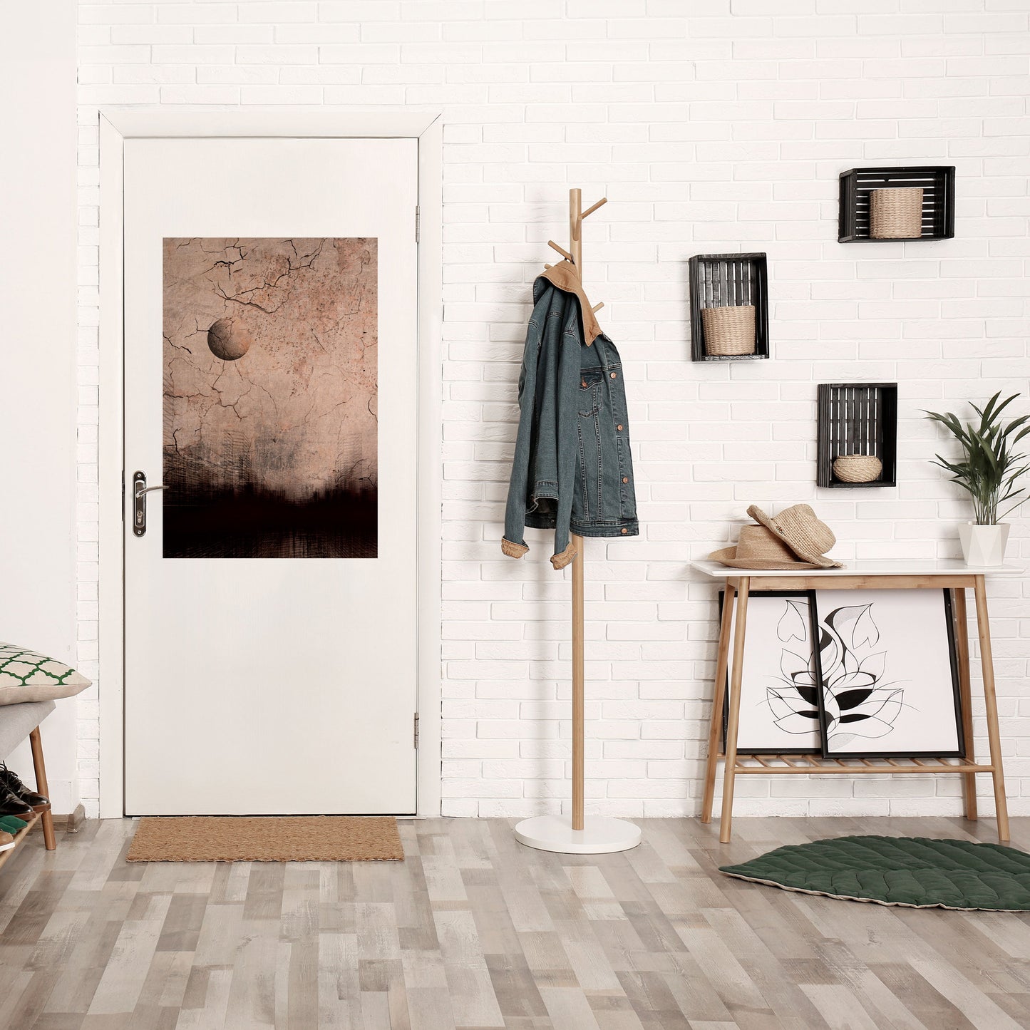Poster verticale staccabile e attaccabile MOONBEAM THOUGHTS