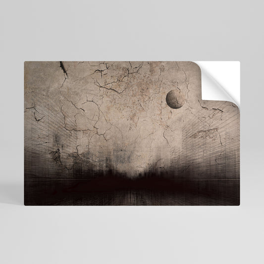 Poster orizzontale staccabile e attaccabile MOONBEAM THOUGHTS