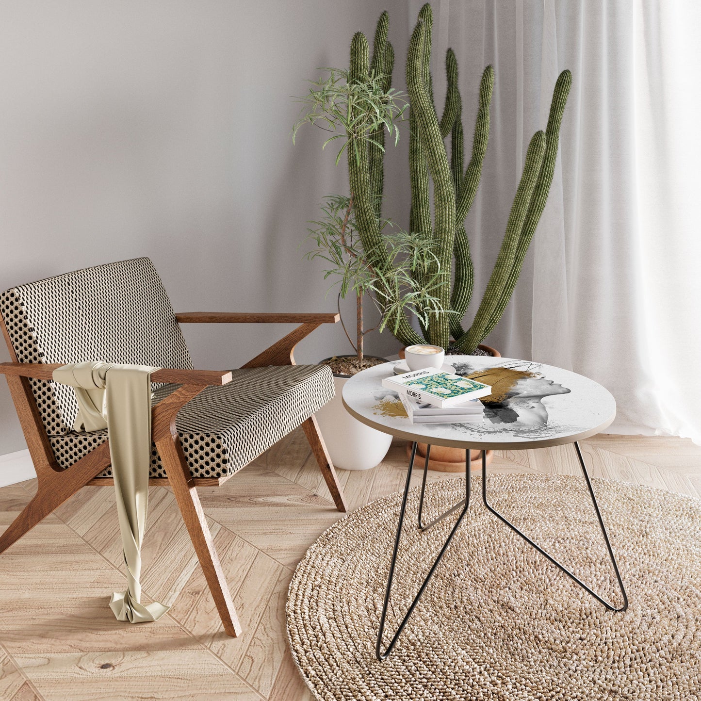 GILDED BLINDNESS Large Coffee Table