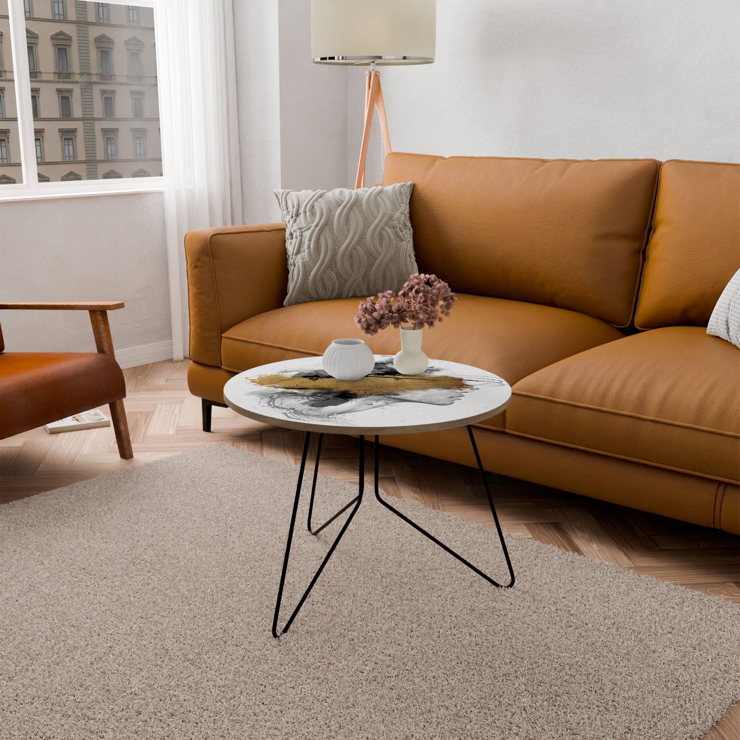 GILDED BLINDNESS Large Coffee Table