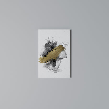 GILDED BLINDNESS Stampa su Tela Verticale