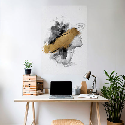 Poster verticale staccabile e attaccabile GILDED BLINDNESS