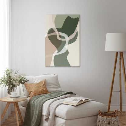 ART OF GREEN Vertical Canvas Print