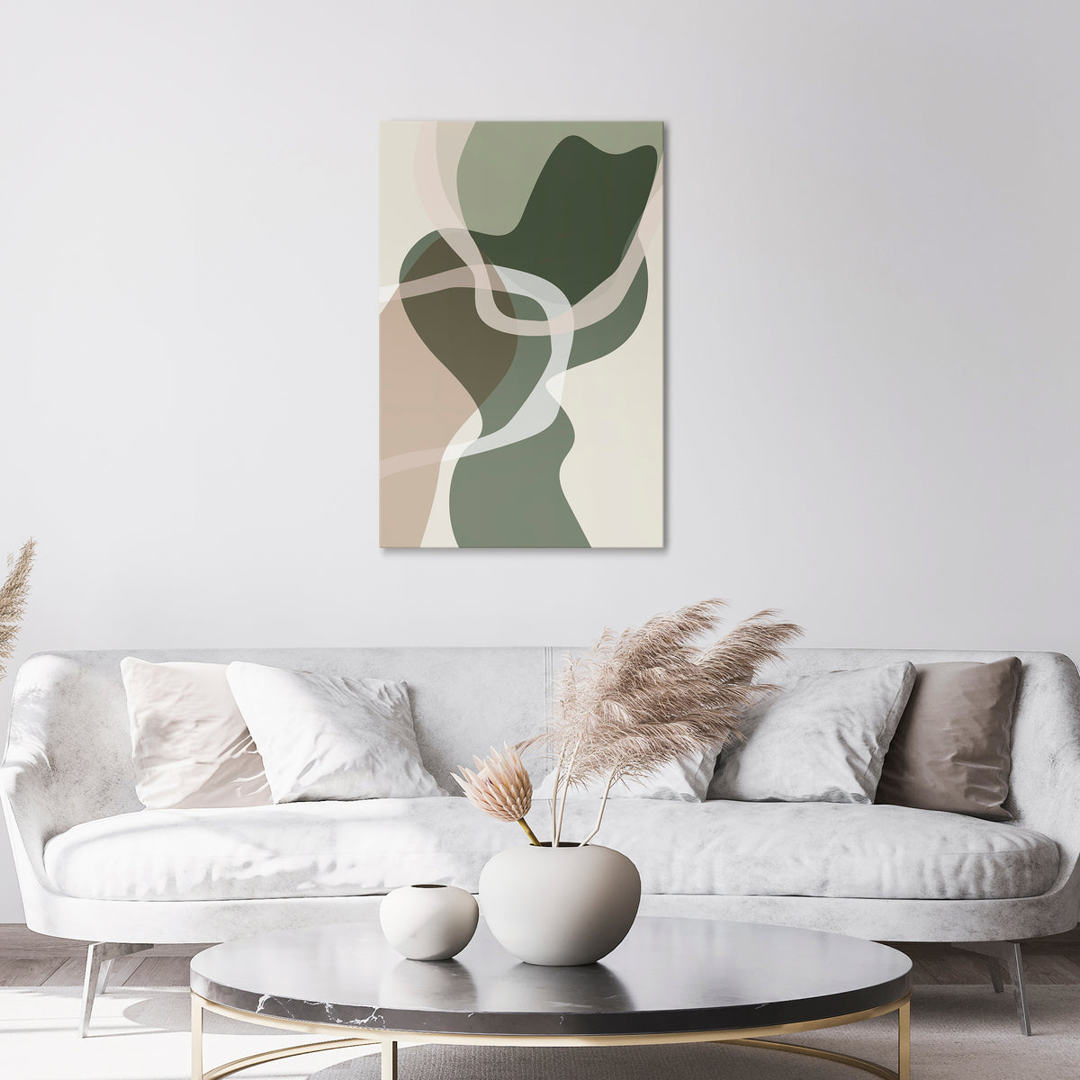 ART OF GREEN Vertical Canvas Print