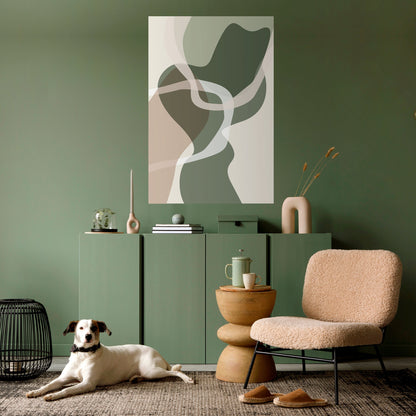 Poster verticale staccabile e attaccabile ART OF GREEN