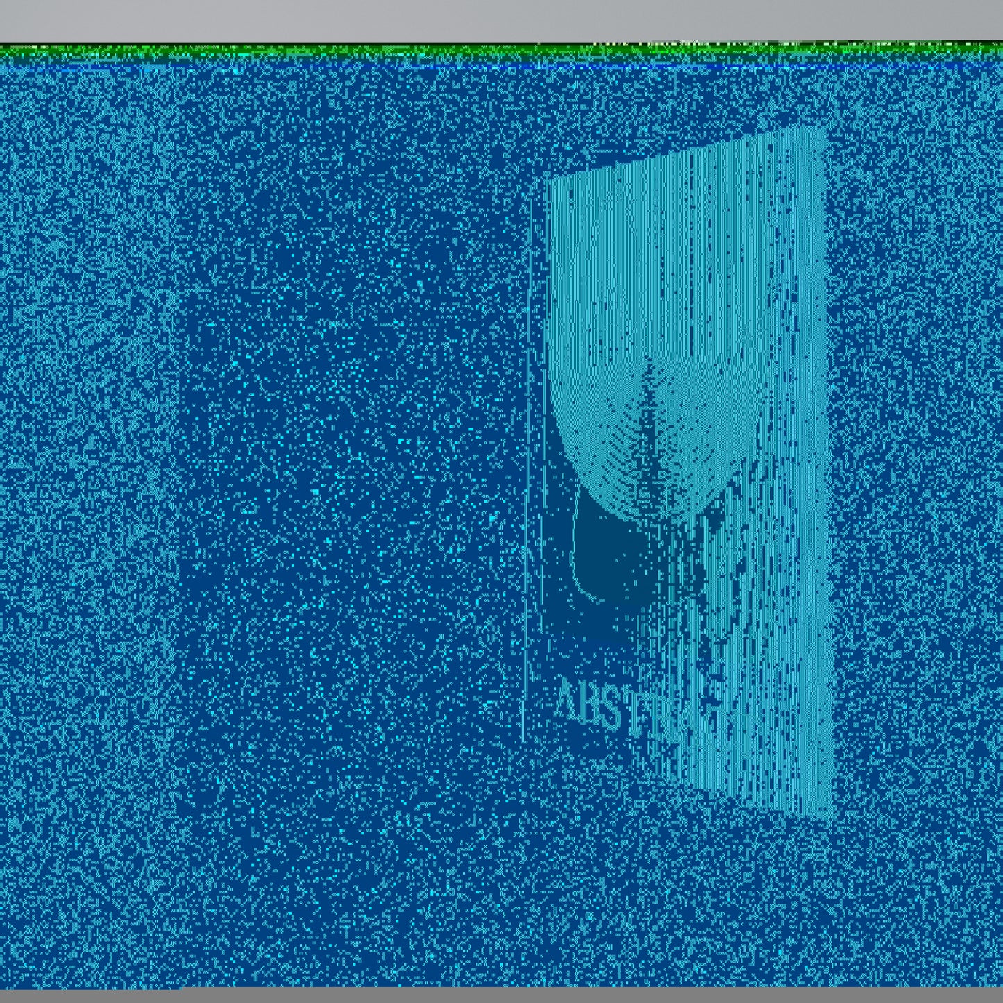 GREEN ABSTRACT Stampa su Tela Verticale