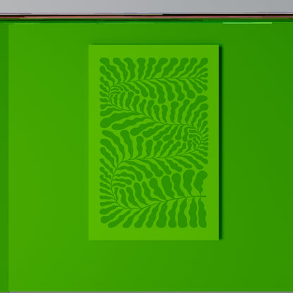 VERDURE LABIRYNTH Stampa su Tela Verticale