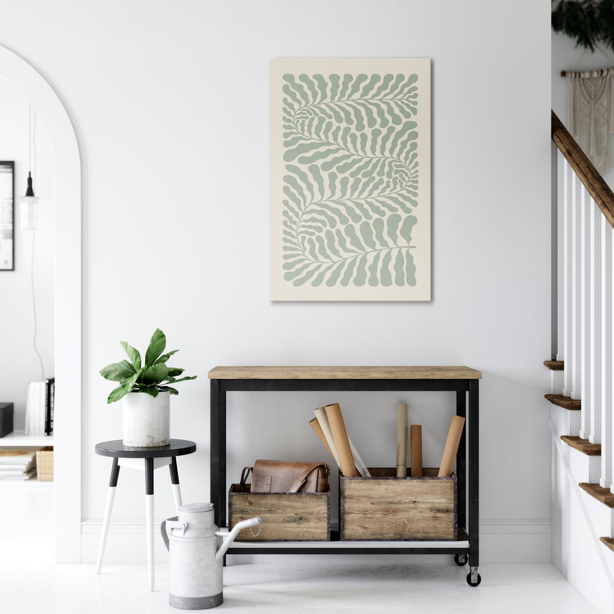 VERDURE LABIRYNTH Vertical Canvas Print