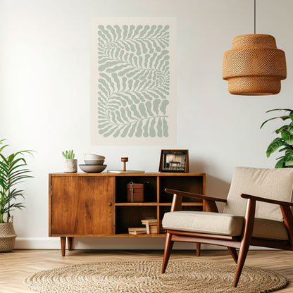 Poster verticale staccabile e attaccabile VERDURE LABIRYNTH