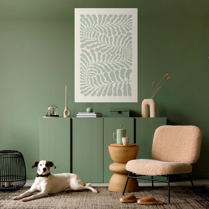 Poster verticale staccabile e attaccabile VERDURE LABIRYNTH