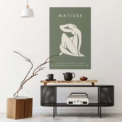Poster verticale staccabile e attaccabile MATISSE NUDES