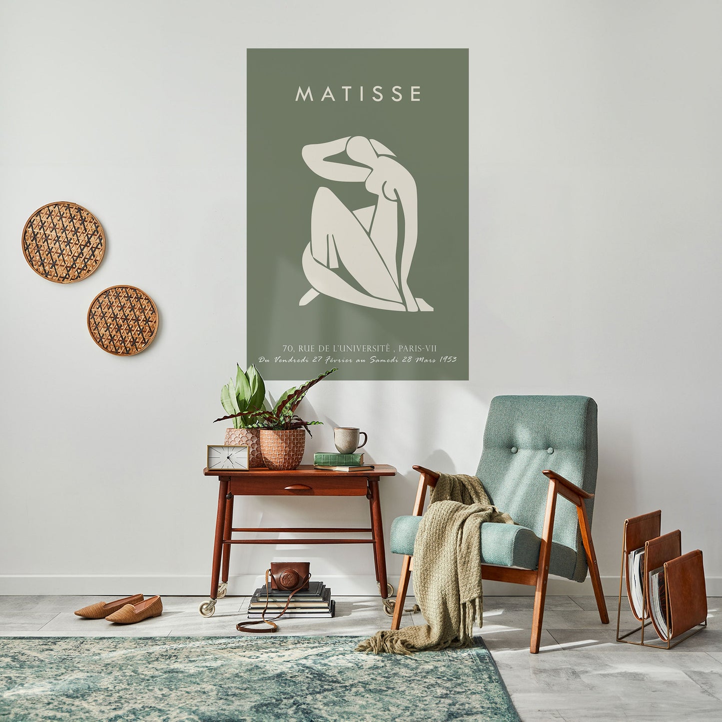 Poster verticale staccabile e attaccabile MATISSE NUDES