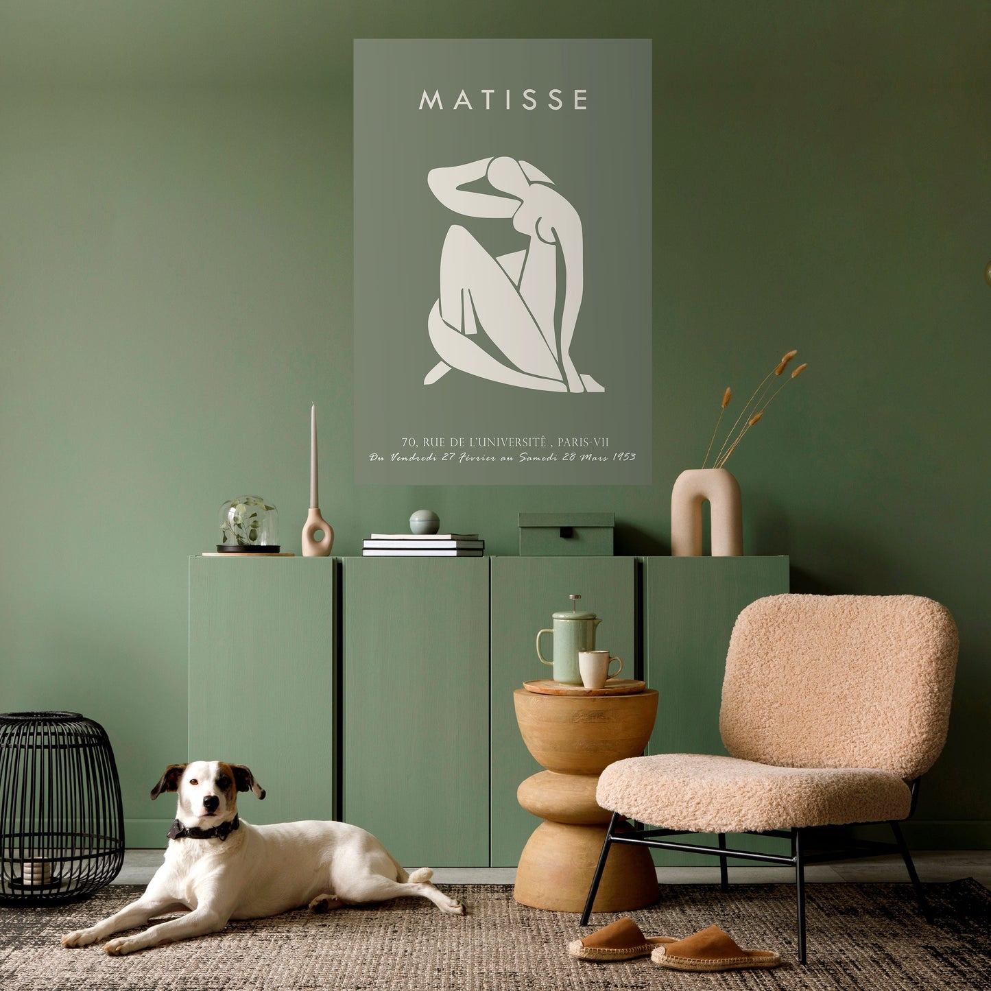Poster verticale staccabile e attaccabile MATISSE NUDES