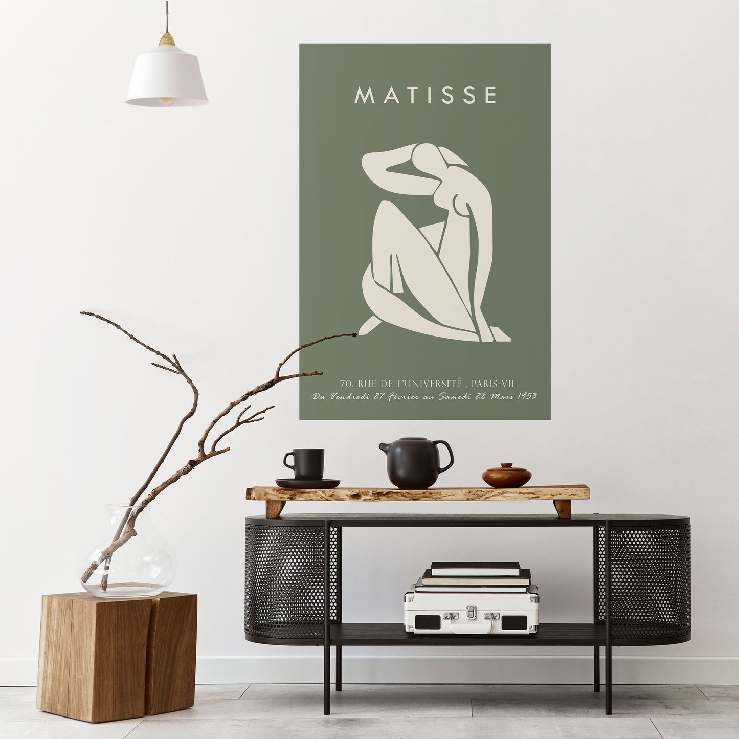 Poster verticale staccabile e attaccabile MATISSE NUDES