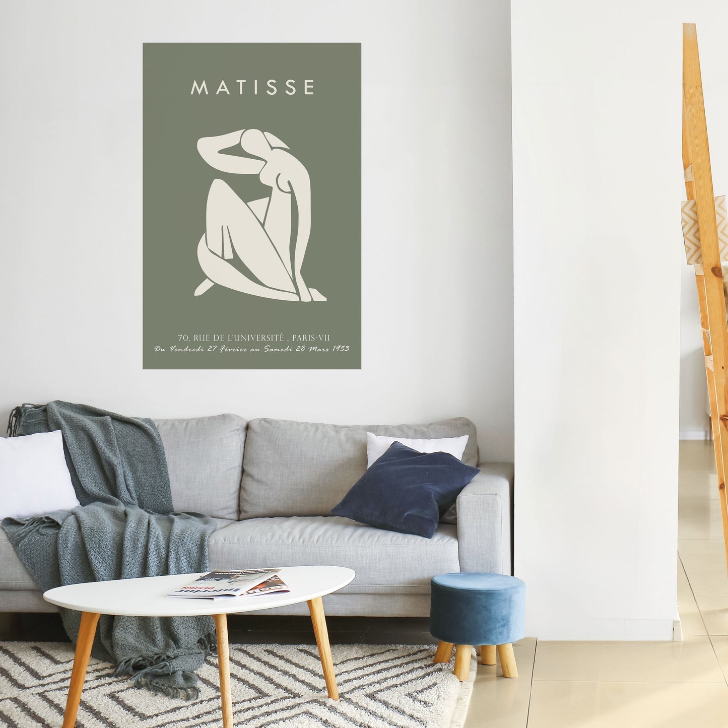 Poster verticale staccabile e attaccabile MATISSE NUDES