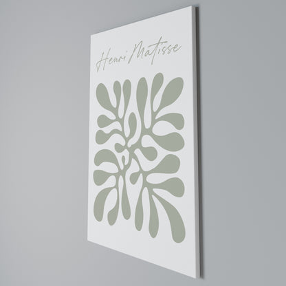 SHAPE OF MATISSE Stampa su Tela Verticale