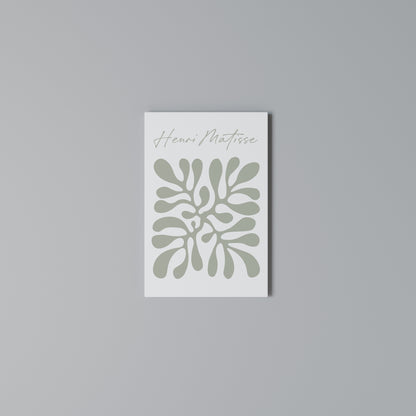 SHAPE OF MATISSE Stampa su Tela Verticale