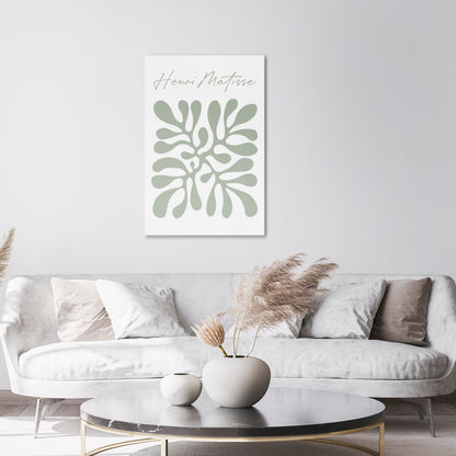 SHAPE OF MATISSE Vertical Canvas Print