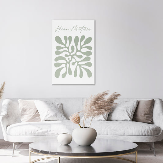 SHAPE OF MATISSE Vertical Canvas Print