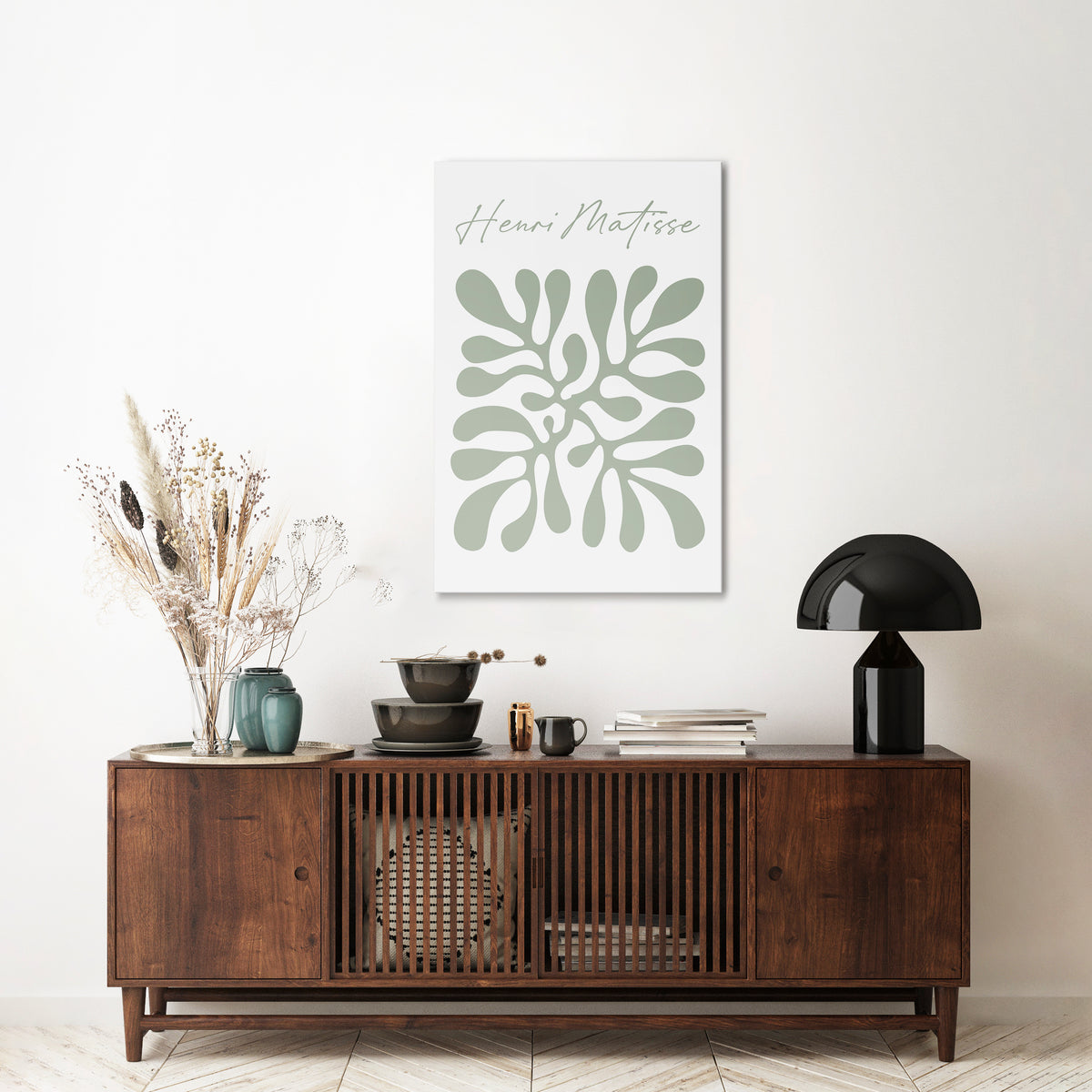SHAPE OF MATISSE Vertical Canvas Print