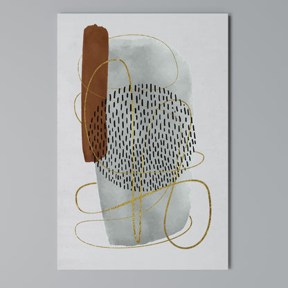 WRAPPED IN FORM Stampa su Tela Verticale