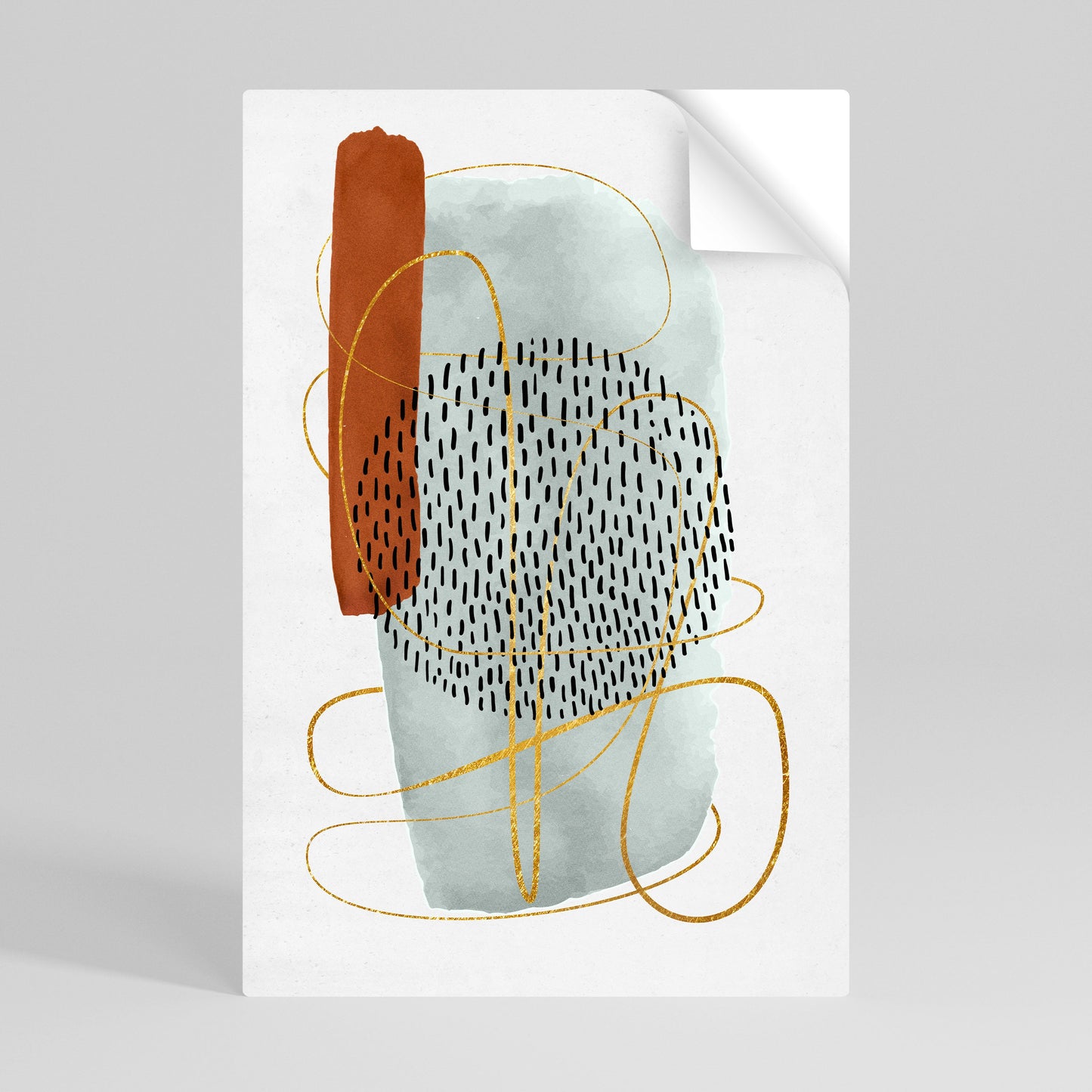 Poster verticale staccabile e attaccabile AVVOLTO IN FORMA