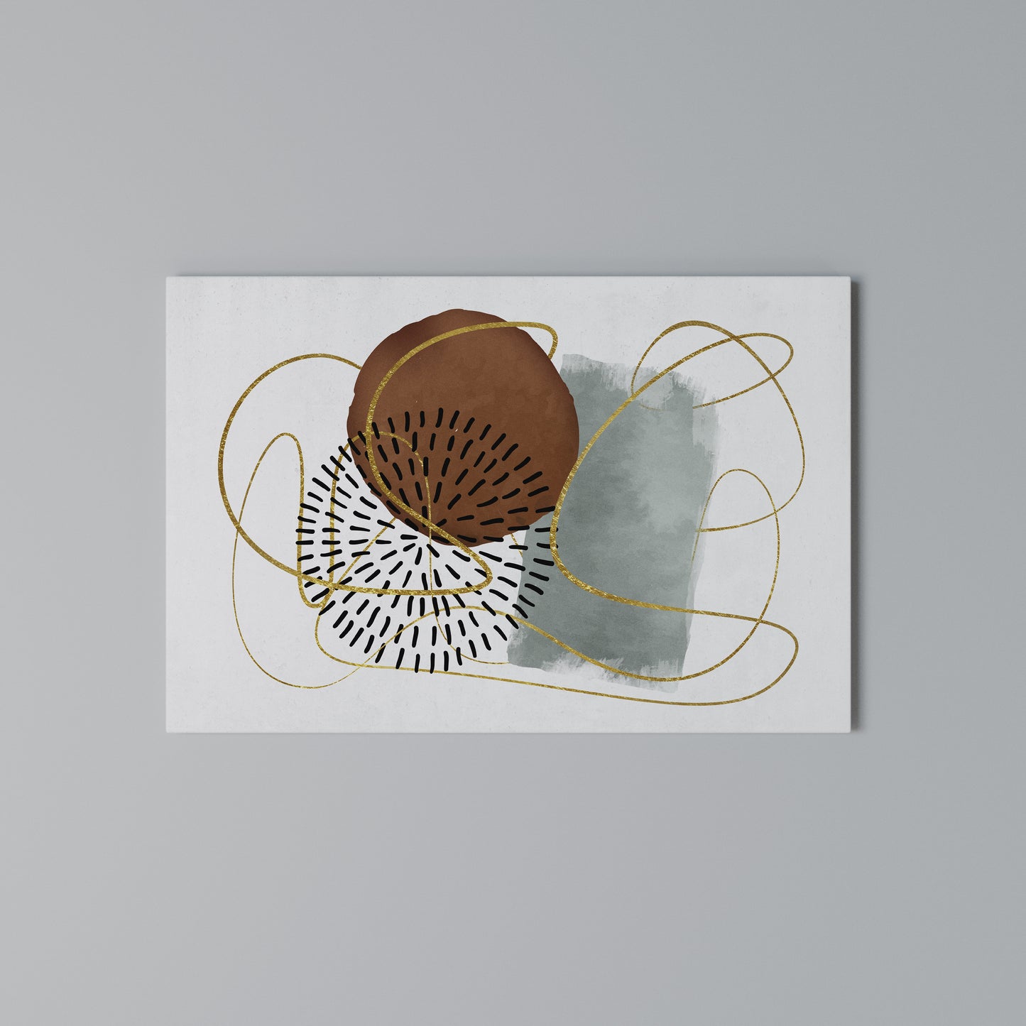 WRAPPED IN SHAPE Stampa su tela orizzontale