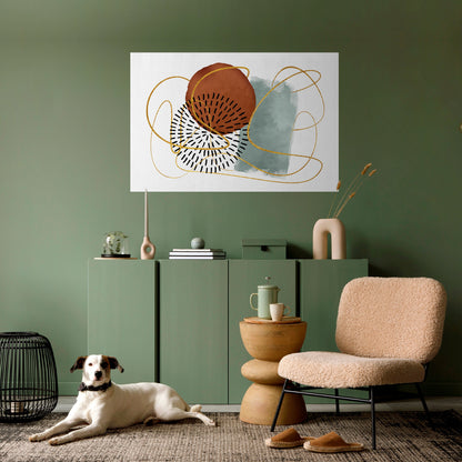 AVVOLTO IN FORMA Poster orizzontale staccabile e attaccabile