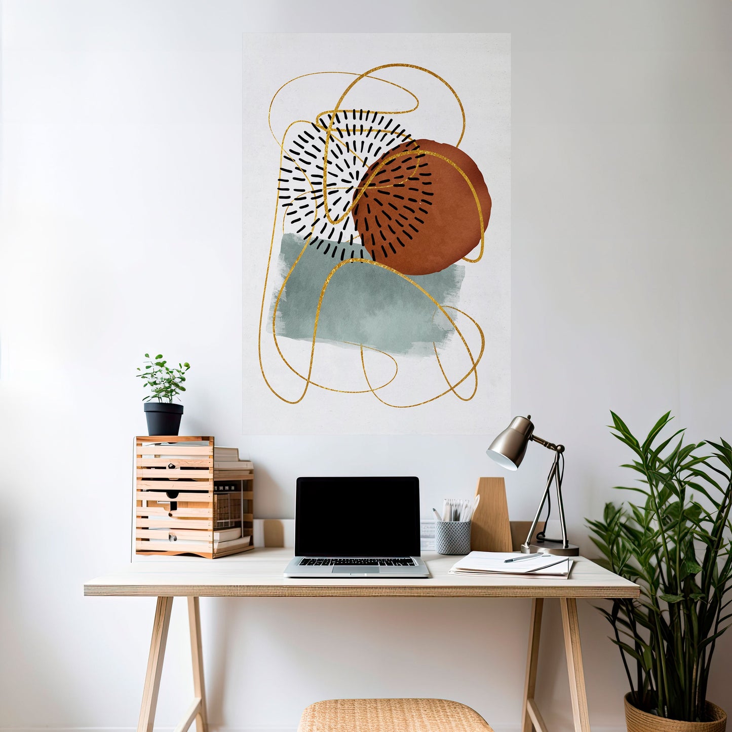 AVVOLTO IN FORMA Poster verticale staccabile e attaccabile