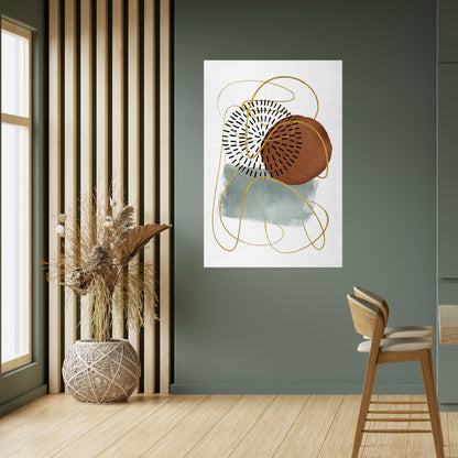 AVVOLTO IN FORMA Poster verticale staccabile e attaccabile
