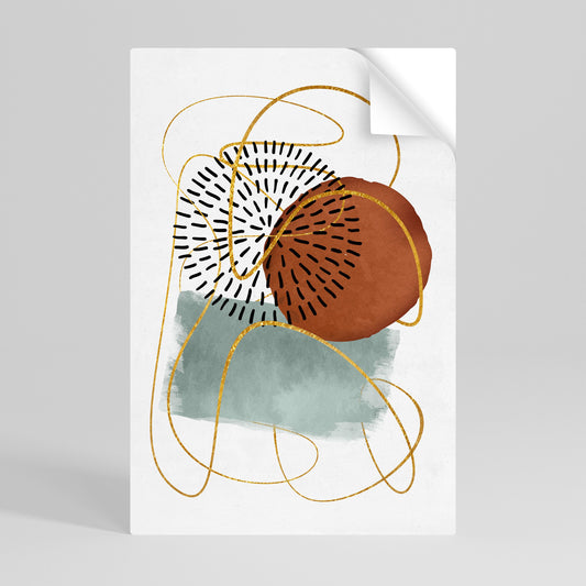 AVVOLTO IN FORMA Poster verticale staccabile e attaccabile