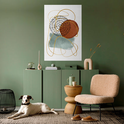 AVVOLTO IN FORMA Poster verticale staccabile e attaccabile