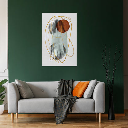 WRAPPED IN MOULD Vertical Canvas Print