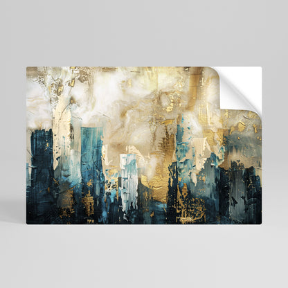 CROLLO DELLA CITTÀ Poster orizzontale staccabile e attaccabile