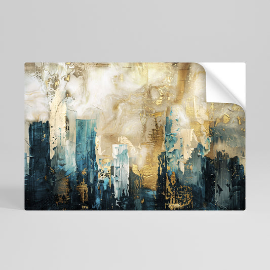 CROLLO DELLA CITTÀ Poster orizzontale staccabile e attaccabile