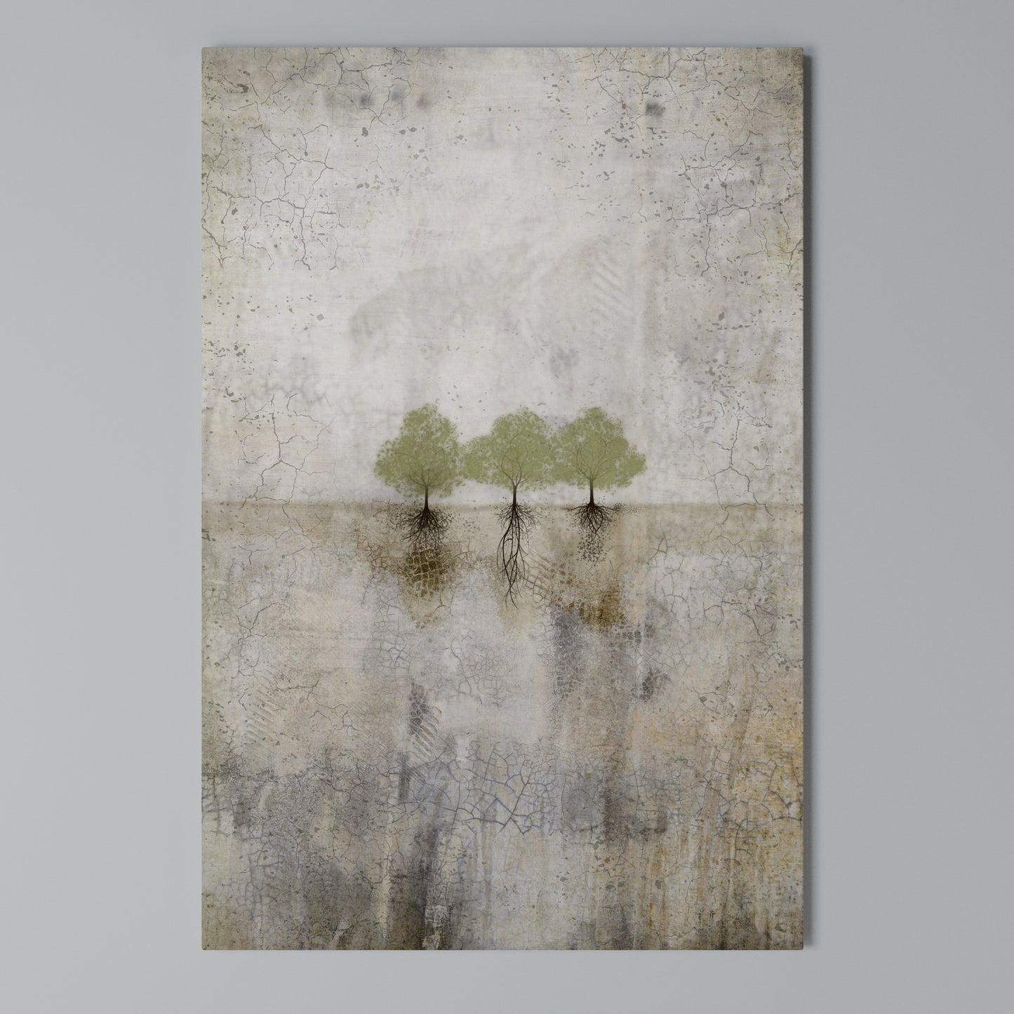 ROOTS OF TIME Stampa su Tela Verticale