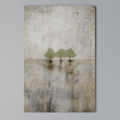 ROOTS OF TIME Stampa su Tela Verticale