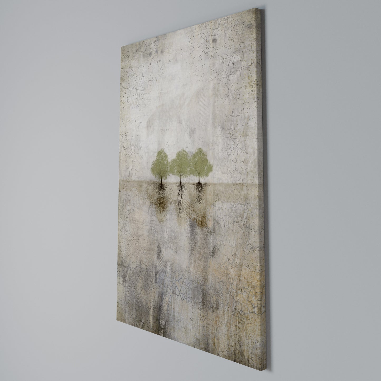ROOTS OF TIME Stampa su Tela Verticale
