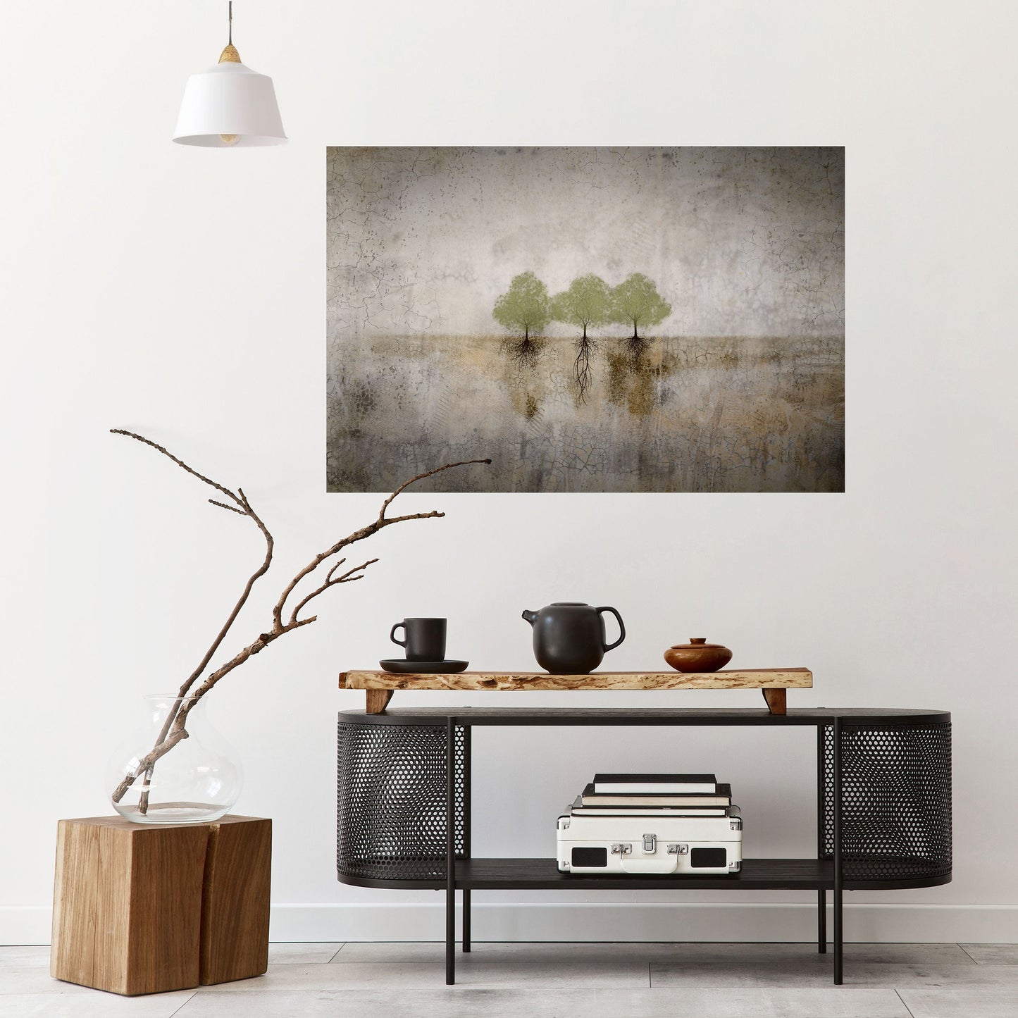 Poster orizzontale staccabile e attaccabile ROOTS OF TIME