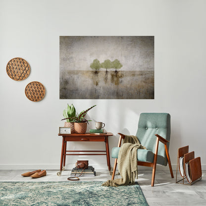 Poster orizzontale staccabile e attaccabile ROOTS OF TIME