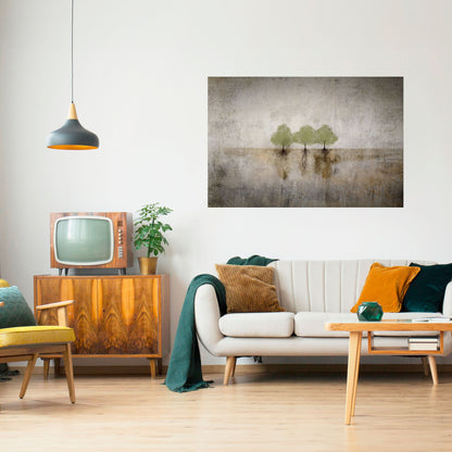 Poster orizzontale staccabile e attaccabile ROOTS OF TIME