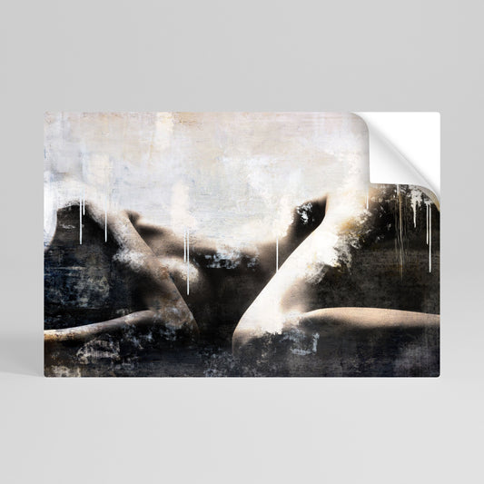 Poster orizzontale staccabile e attaccabile WAIST OF TIME