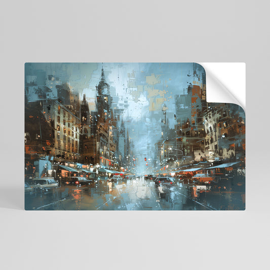Poster orizzontale staccabile e attaccabile URBAN FEVER