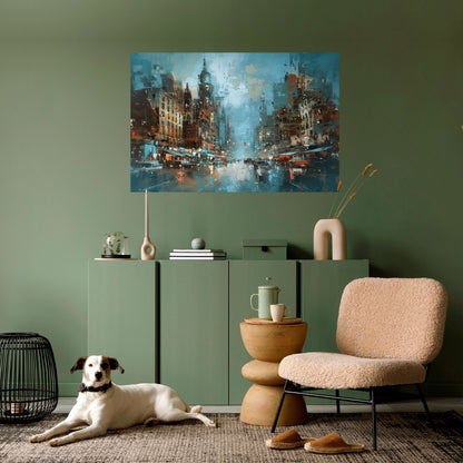 Poster orizzontale staccabile e attaccabile URBAN FEVER
